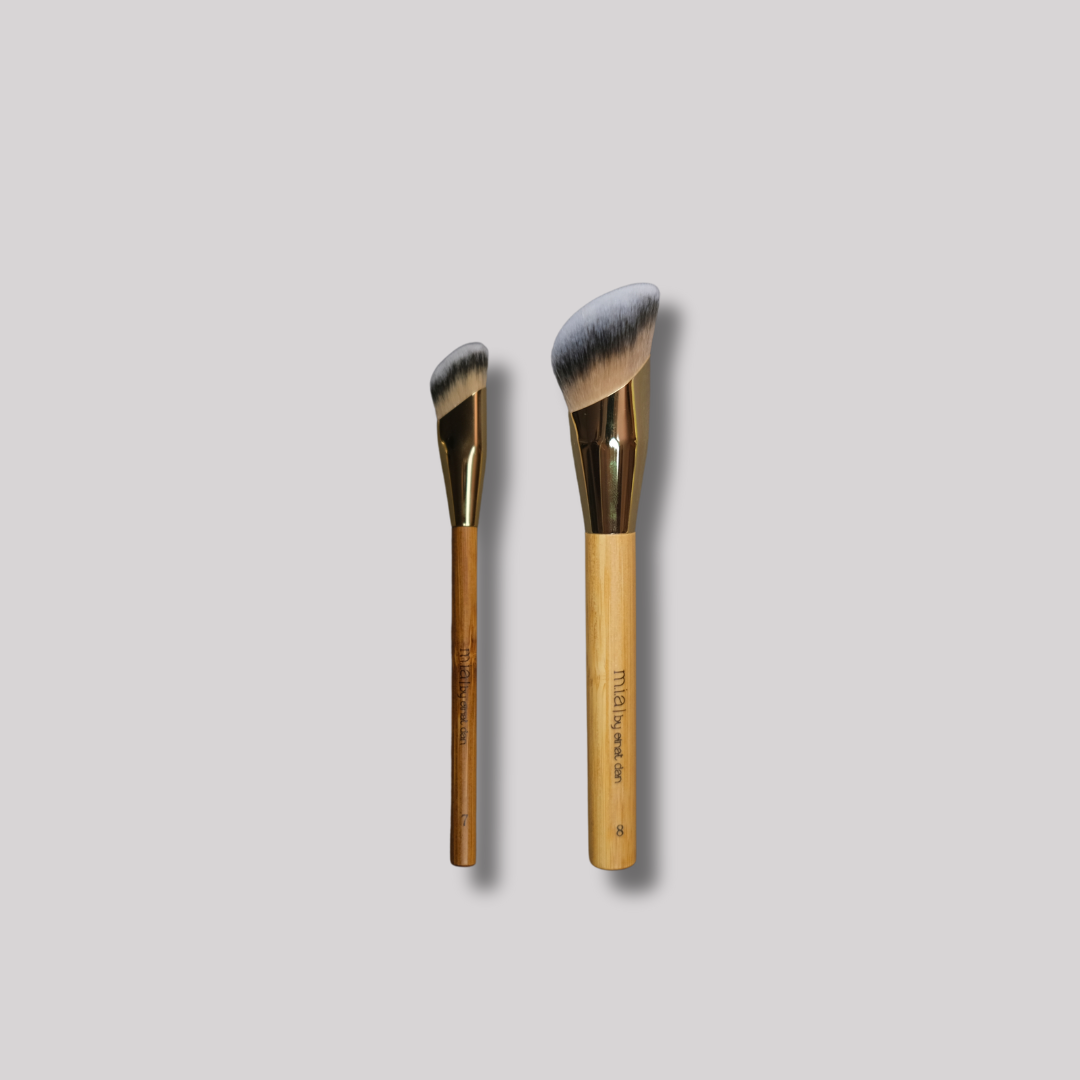 M.I.A. TERRA COLLECTION Foundation & Concealer Brush Set NO 7,8